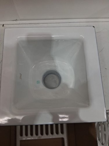 zurn Acid Resisting Enamel Coated Floor Sink with 3" No-Hub Connection and 6" Sump Depth - 12" x 12" - white - (model:fd2375-nh3) image 5