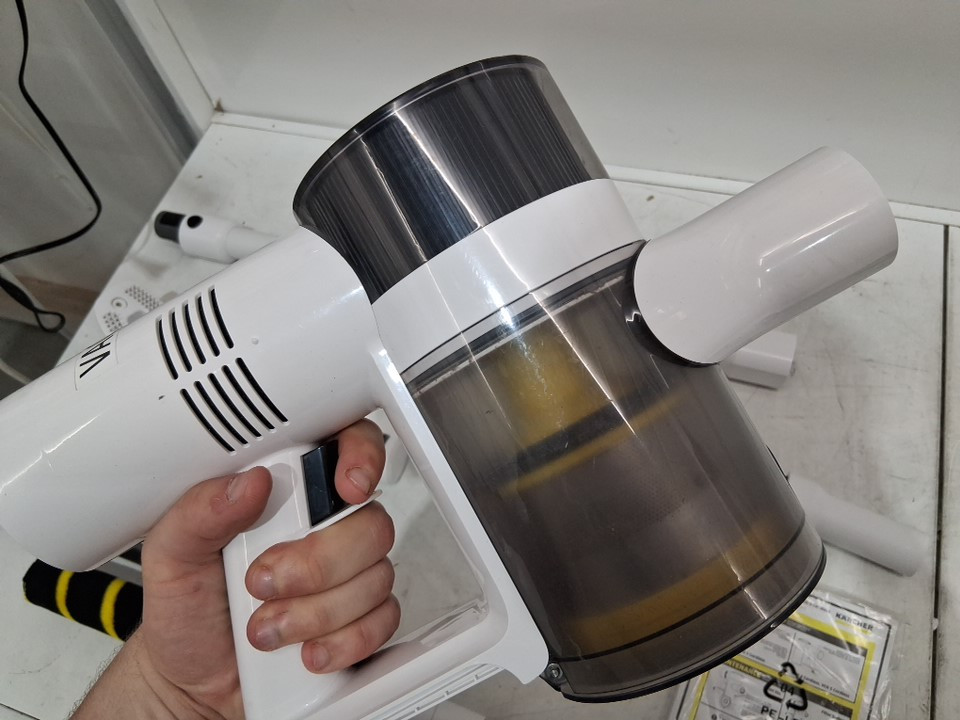 KARCHER VCN 5 CORDLESS LIGHTWEIGHT STICK AND HANDHELD VACUUM CLEANER, 3 SPEED - 550W - WHITE/YELLOW (MODEL: VCN 5) image 5