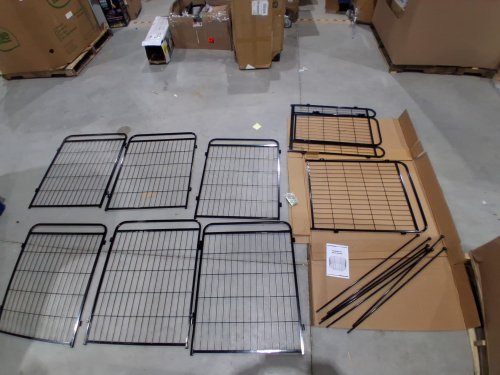 Gardner Pet Dog Playpen Heavy Duty pet cage - 32" - 8 Panels - BLACK (model: GP01I0224BK) image 5