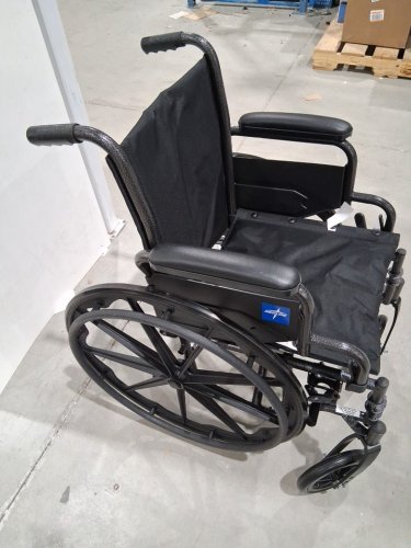 MEDLINE GUARDIAN K1 WHEELCHAIR - 300LB CAP - BLACK (MODEL: K1166N22S) image 5