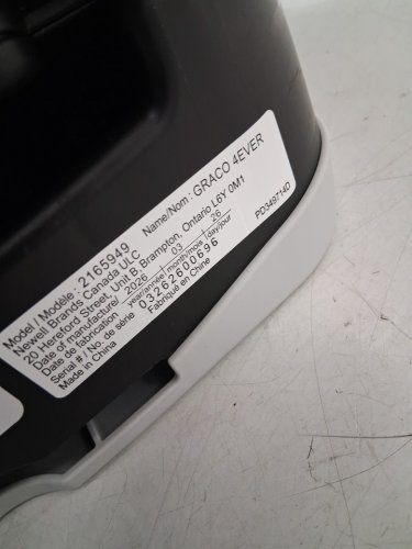 GRACO 4EVER 4-IN-1 CAR SEAT WITH RAPID REMOVE COVER - LOFTON STYLE - Grey - (MODEL: 2165949) image 5