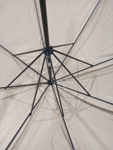 abc canopy outdoor crank handle patio umbrella - 11ft - tan image 5