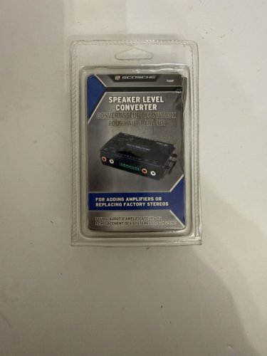 SCOSCHE SPEAKER LEVEL CONVERTER FOR ADDING AMPLIFIERS OR REPLACING FACTORY STEREOS - 80W - BLACK (MODEL: FAI4F) image 2