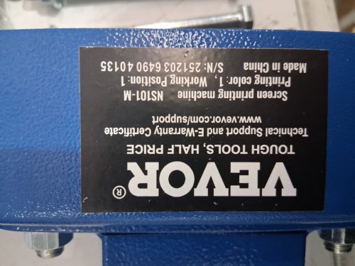 Screen Printing Press Color Registration Machine - 29.5" x 17.7" x 13.8" - blue (model: NS101-M) image 9