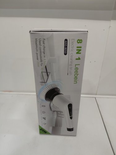 Leebein 8-IN-1 Electric Spin Scrubber - BLACK image 4