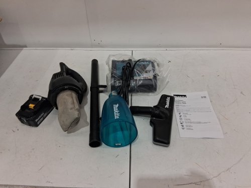 Makita 18V LXT Vacuum Cleaner 3.0Ah 1BL Kit, Black/Clear Teal (MODEL:DCL180RFB ) image 5