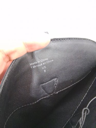 Women’s ALDO  Leather Western Boots - size 8 - black (style: 2008150) image 5
