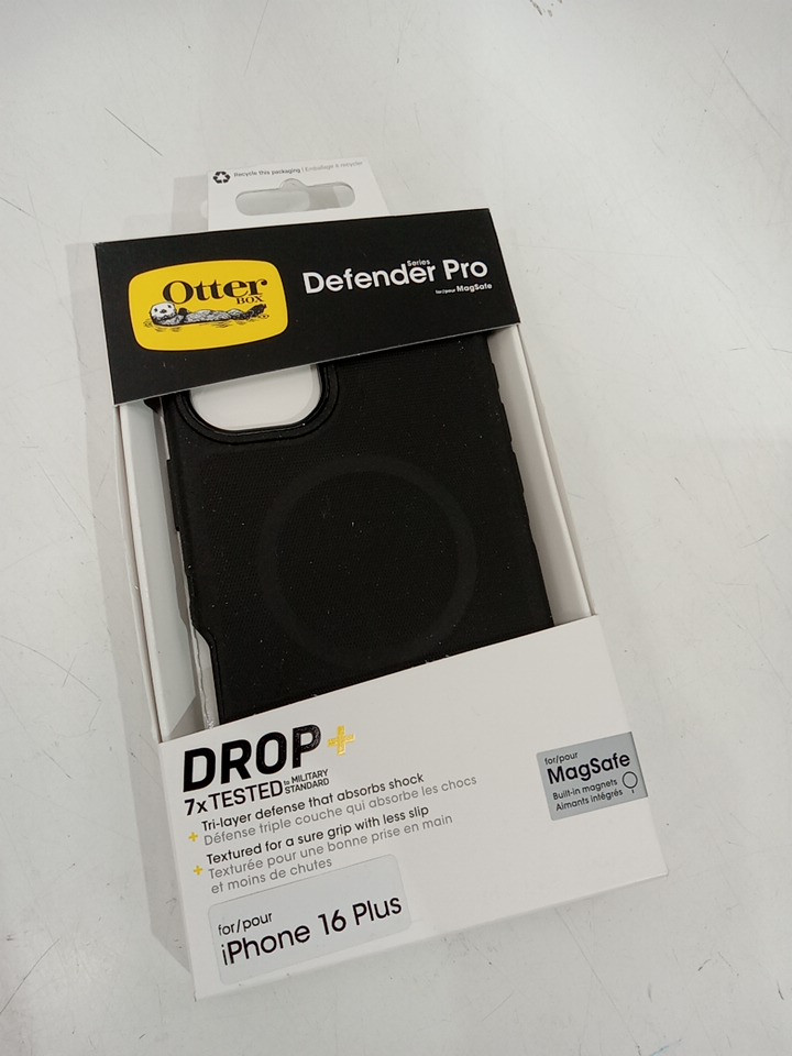Otterbox Defender Pro Magsafe Case for Iphone 16 Plus - Black (Model: 77-96005) image 2