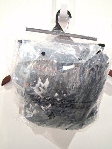 2PC GODZILLA JUMPSUIT AND MASK SET - MEDIUM - BLACK/GREY (STYLE: 1000041) image 3