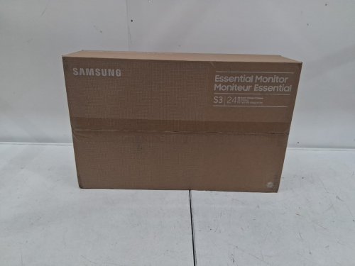 Samsung 24" Essential S3 Full HD Curved Screen LCD Monitor - 1800R - 100HZ - BLACK - (MODEL:S24D368GAN) image 2