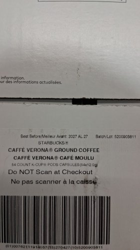 54PK STARBUCKS CAFE VERONA DARK ROAST keurig COFFEE PODS image 4