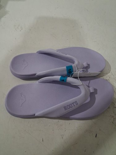 WOMEN'S ROOTS FLIP FLOP sandals - SIZE 10 - purple (STYLE: 6220010) image 2