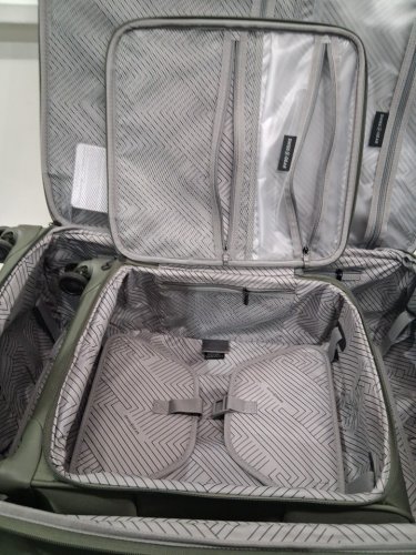 2PC swiss gear The Opulence softshell luggage Spinner Set - 21"/31" - green (model : 1945032) image 6