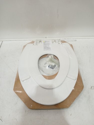 MAYFAIR by bemis NEXTSTEP2 ELONGATED TOILET SEAT WITH BUILT-IN POTTY TRAINING SEAT, SLOW-CLOSE - 18"  - WHITE (MODEL: 1888SLOW 000) image 4