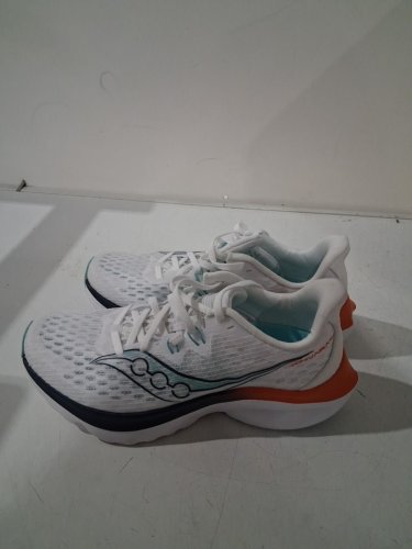 womens saucony Kinvara 16 running shoe - size 7 - white/orange (style: s11020-172/2061728) image 3