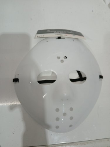 adult unisex way to celebrate! HOCKEY FACE MASK - OSFM - WHITE image 2