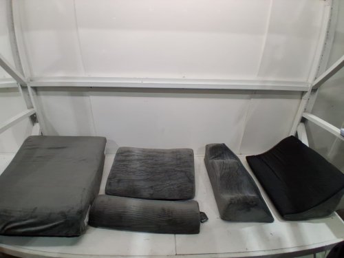 5PC GANAVER ORTHOPEDIC BED WEDGE FOAM PILLOWS FOR BACK, NECK & SHOULDER SUPPORT - GREY (MODEL: G26CAG01) image 4
