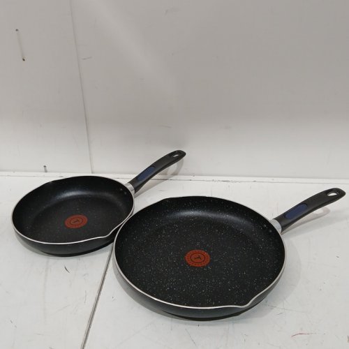 2pk t-fal ultimate hard anodized non stick frying pans - 10" and 12" - dishwasher safe - black  (model: ‎32406063051) image 2