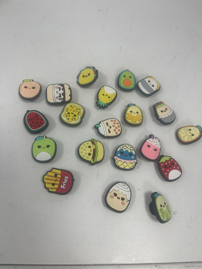 20PC food croc charms - assorted designs image 2
