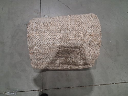 GRUHUM Rustic Vintage Bohemian Hand Woven Jute Blend Cotton Area Rug - 12FT x 9FT - Natural/White (MODEL: SAI1161912) image 2