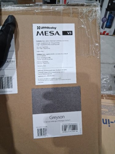 UPPAbaby Mesa V3 Infant Car Seat with SmartSecure Technology - greyson (model: 1003-msa-ca-gre) image 2