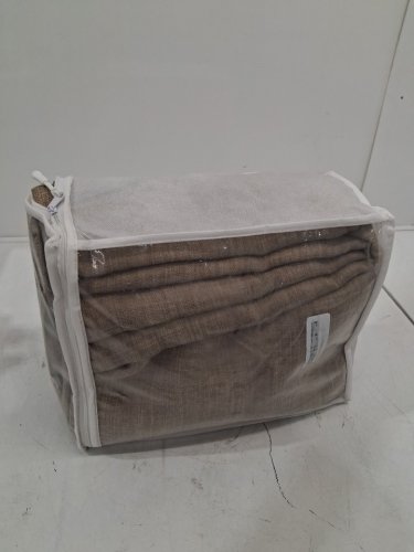 1 panel exclusive fabrics double wide curtain - 100" x 96" - thatched tan (model: boch-ln18538-dw-96) image 4