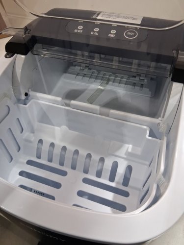 EUHOMY COUNTERTOP ICE MAKER - MAKES 26LBS/DAY - BLACK (MODEL: IM-06D) image 4
