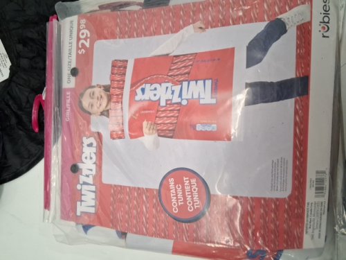 GIRLS RUBIES TWIZZLERS COSTUME - OSFM - RED (STYLE: 1001446) image 2