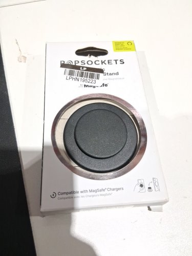 POPSOCKETS POPGRIP MAGNETIC Phone Grip & Stand FOR MAGSAFE with magnetic adapter - BLACK image 2