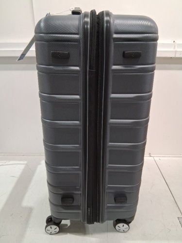 2pc Samsonite Omni 2 Hardside Expandable Spinner Luggage suitcase with telescopic handles - 22" & 24" - Solid Charcoal grey (model: 138449-3386) image 5