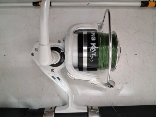BPS King Kat Rod and Reel Spinning Combo - 4:4:1 - heavy action - 11ft (model: cbk1180hs-2) image 5