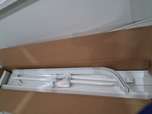 VEVOR DURABLE ALUMINUM AWNING - 48" X 42" - WHITE - (MODEL:QL-48INCH) image 3