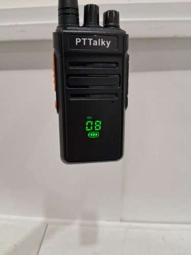 2pk pttalky rechargeable long range 2-way radio walkie talkie - black (model: fr1) image 4