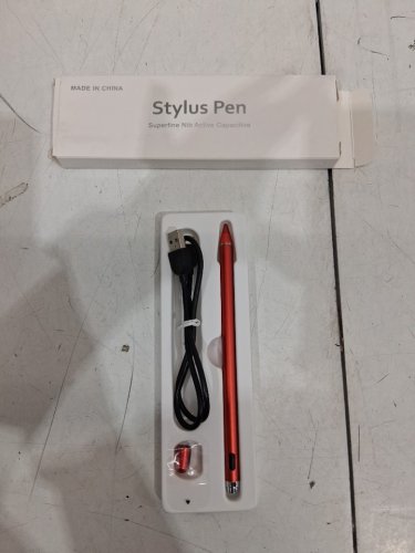 Touch Screen Stylus Pen - compatible with IOS and APPLE - Red image 2