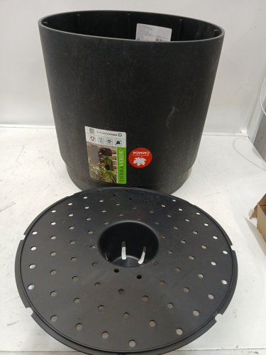 TierraVerde Recycled Self Watering Alto Planter Box - 15" - Black image 5