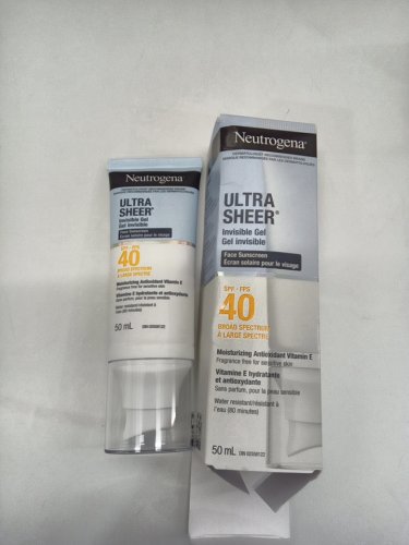 NEUTROGENA ultra sheer invisible gel face sunscreen - spf40 - 50ml image 2