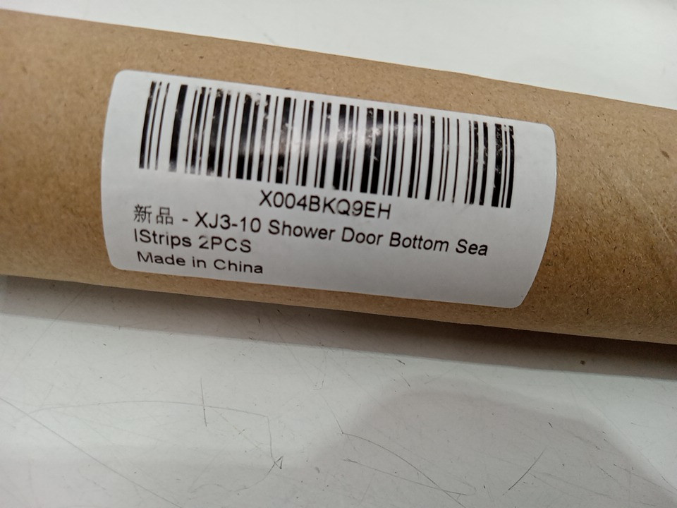2PK waterproof & durable Bathroom Shower Door Seal Strip - for 3/8" glass - 36" / each - Clear (Model: XJ3-10) image 4