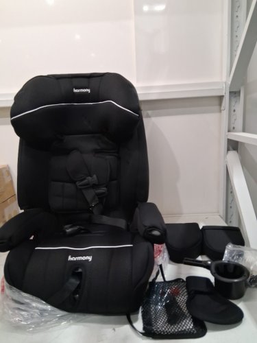 HARMONY DEFENDER 360° MAX SIP 3-IN-1 COMBINATION DELUXE CAR SEAT - 26.5LB - 120LB - MIDNIGHT/WHITE (MODEL: 0302039BLK) image 4