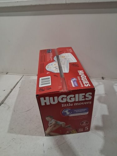 104PK HUGGIES LITTLE MOVERS DIAPERS - SIZE 5 image 3