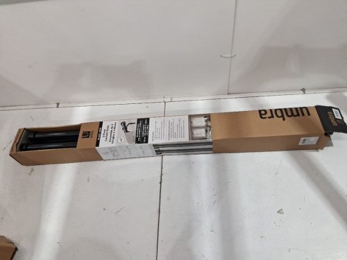 2pk Umbra Curtain Rod - 42" - 108" - black - (model:1881747) image 2