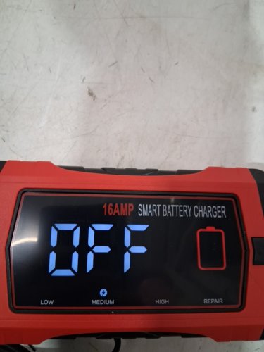 Fully Automatic Smart Car Battery Charger 16-AMP/12V- RED/BLACK (MODEL: 16amp) image 4