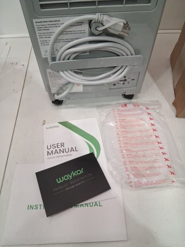 WAYKAR DEHUMIDIFIER WITH AUTO / MANUAL DRAINAGE - 0.6GAL WATER TANK CAP - COVERS 2000 SQ.FT - WHITE (MODEL: PD160B-PRO) image 4