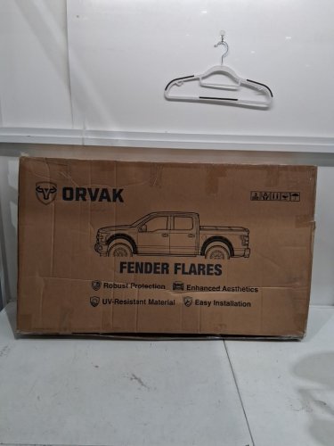 4PC ORVAK FENDER FLARES FOR 2009-2014 FORD F150 MODELS - BLACK image 2