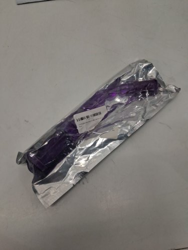ADULTS allure jelly night life vibrating anal toy magic want - 8" - purple image 2