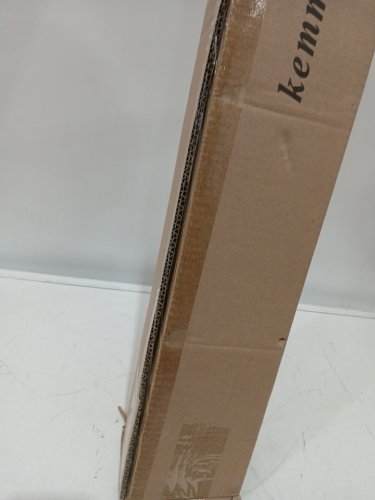 2pk kemmie Telescoping Adjustable Curtain Rods - 72" - 144" - Frosted Black (Model: KE2412050/216) image 3