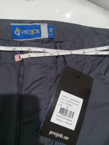 PROJOB Service cargo Shorts with 12 pockets - Size C48/Medium - Grey (Style: 2528 SERVICE SHORTS) image 6