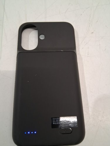 Smart charging battery phone case for iphone 16 pro - 7000mah - BLACK (model: hy-16) image 3