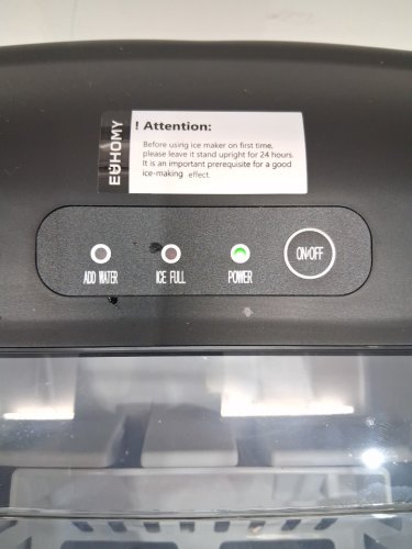 EUHOMY COUNTERTOP ICE MAKER MACHINE - MAKES 26LB/DAY - BLACK (MODEL: IM-06D / IM001-BBL-CAEH) image 6