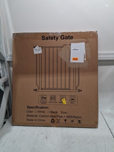 WAOWAO EXTRA WIDE PRESSURE MOUNT WALK THROUGH, SWING AUTO CLOSE SAFETY BABY GATE - 52.7" x 57.4" - BLACK METAL (MODEL: W046BLACK) image 3