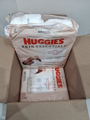 125PK HUGGIES SKIN ESSENTIALS DISNEY MICKEY MOUSE DIAPERS - SIZE 1 image 4